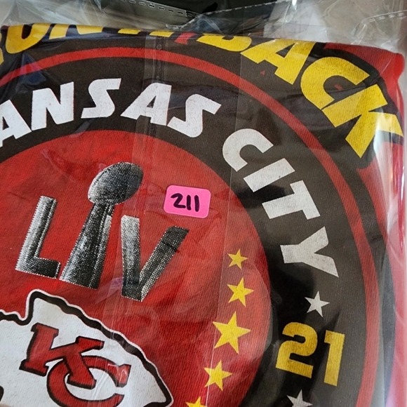 Kansas City Chiefs Superbowl T-shirt Men's 2XL Red Gildan NFL - Picture 7 of 9